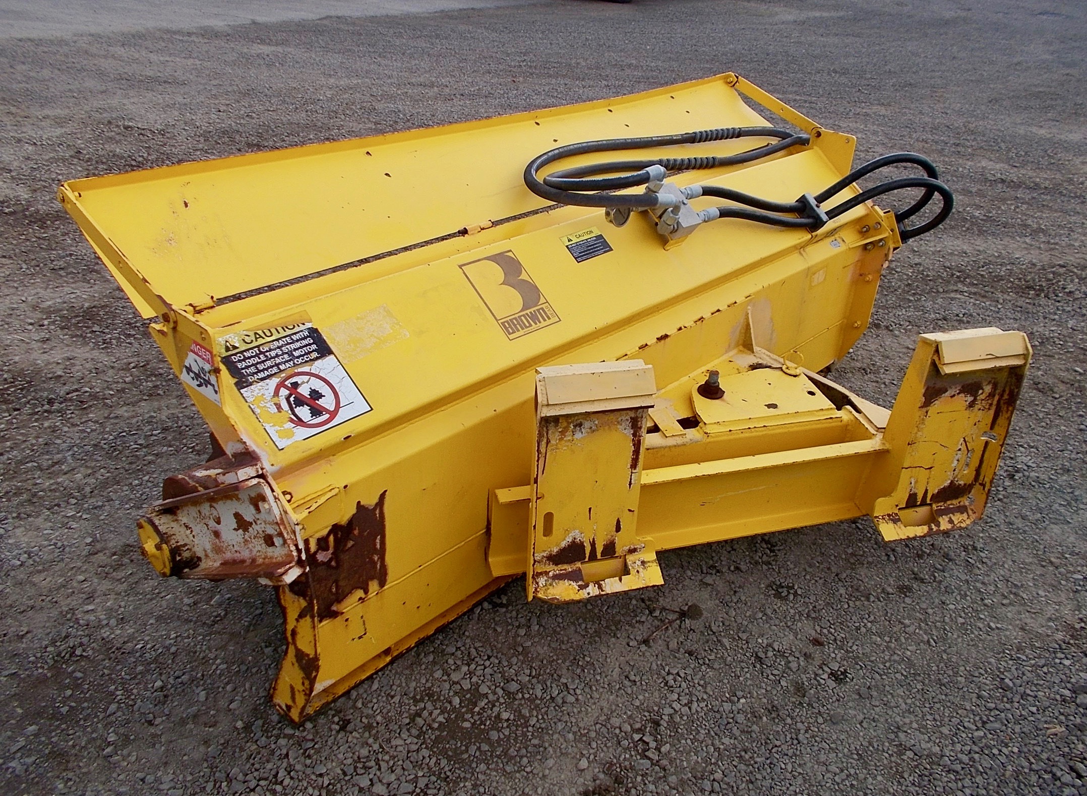 Attachment Zone Used 84" Universal Skid Steer Compost Aerator For Sale