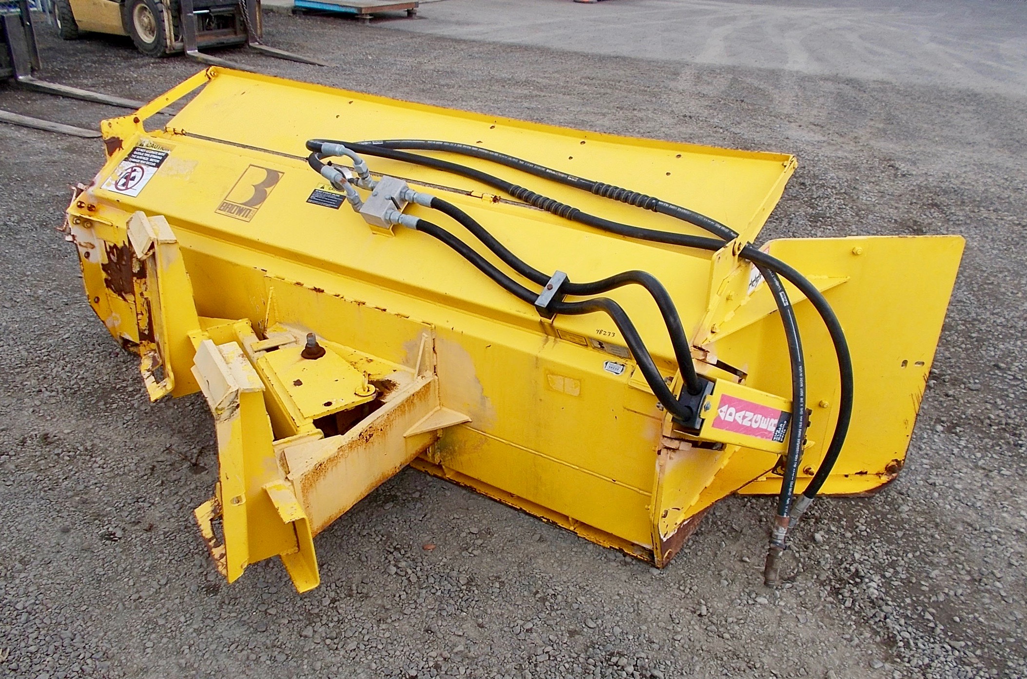 Attachment Zone Used 84" Universal Skid Steer Compost Aerator For Sale
