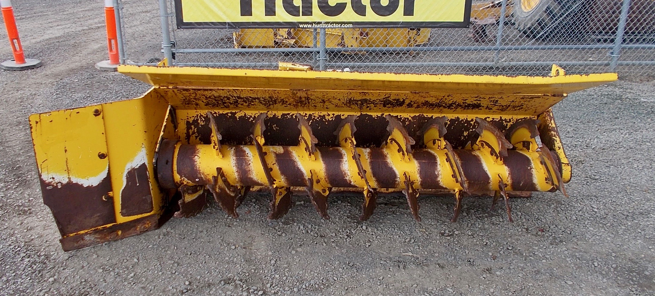 Attachment Zone Used 84" Universal Skid Steer Compost Aerator For Sale