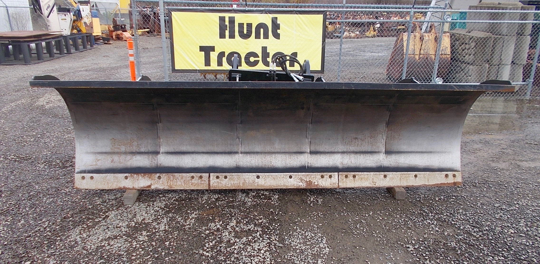 Attachment Zone Used 144" Snow Plow Blade For Sale