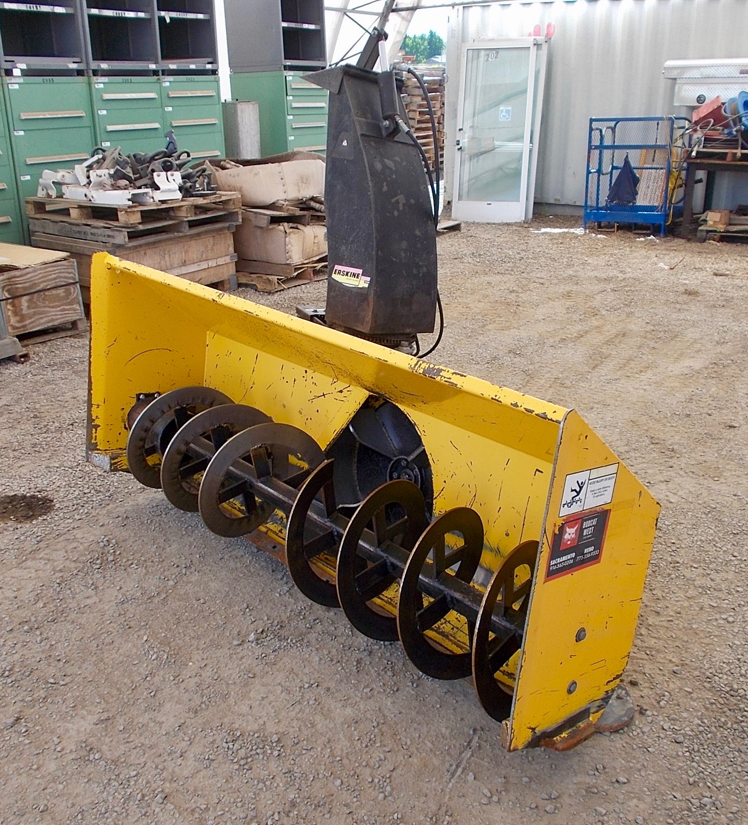 Attachment Zone Used 85" Snow Blower for Skid Steer For Sale