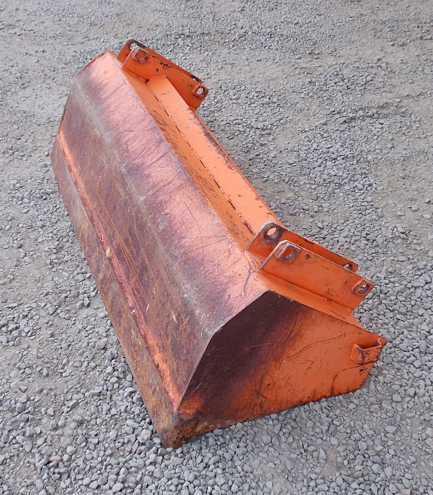 Attachment Zone Used 50" Kubota . PinOn General Purpose Loader Bucket For Sale